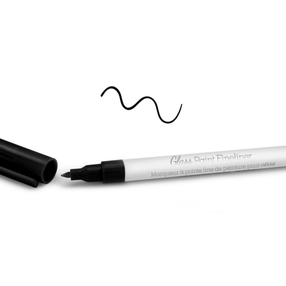 Glass Paint Fineliner Marker 3ml (Black) - Picture 2 of 9